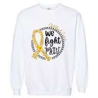 Childhood Cancer We Fight Together Garment-Dyed Sweatshirt