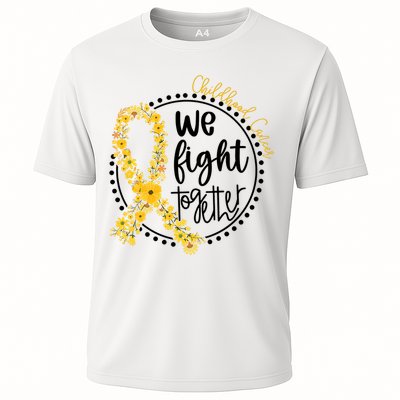 Childhood Cancer We Fight Together Cooling Performance Crew T-Shirt