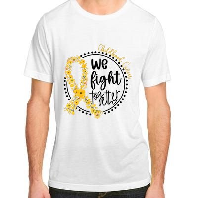 Childhood Cancer We Fight Together Adult ChromaSoft Performance T-Shirt