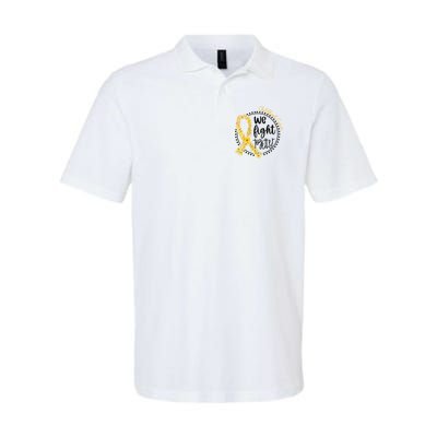 Childhood Cancer We Fight Together Softstyle Adult Sport Polo