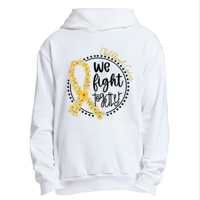 Childhood Cancer We Fight Together Urban Pullover Hoodie