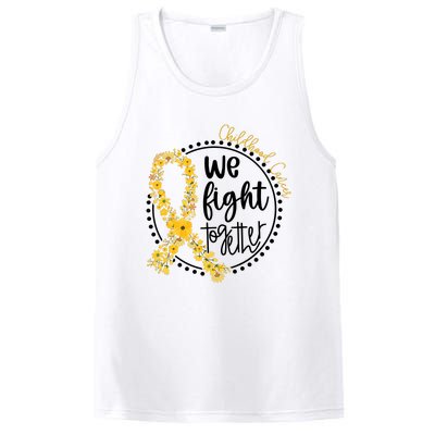 Childhood Cancer We Fight Together PosiCharge Competitor Tank