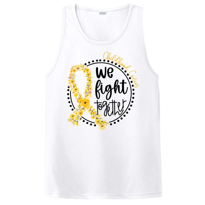 Childhood Cancer We Fight Together PosiCharge Competitor Tank