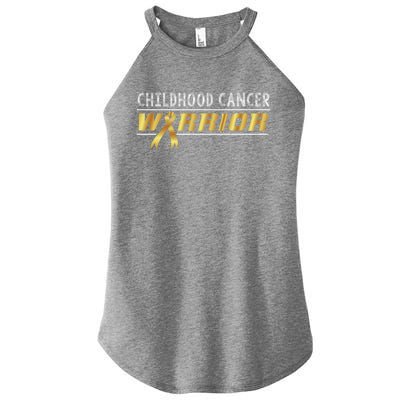 Childhood Cancer Warrior Gift Women’s Perfect Tri Rocker Tank