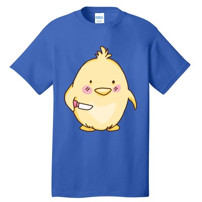 Cute Chick With Knife Gift Tall T-Shirt