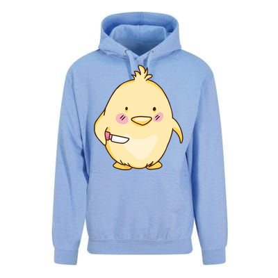 Cute Chick With Knife Gift Unisex Surf Hoodie