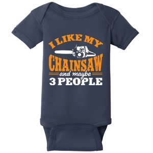 Chainsaw Carving Woodworking Logger Carpentry Woodworker Baby Bodysuit