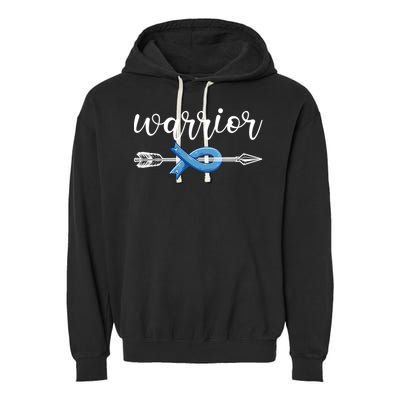 Colon Cancer Warrior Colon Cancer Awareness Meaningful Gift Garment-Dyed Fleece Hoodie