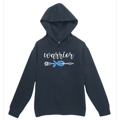 Colon Cancer Warrior Colon Cancer Awareness Meaningful Gift Urban Pullover Hoodie