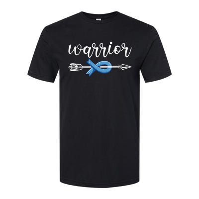 Colon Cancer Warrior Colon Cancer Awareness Meaningful Gift Softstyle CVC T-Shirt