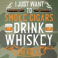 Cuban Cigar Whiskey Scotch Drinker Legacy Tie Dye Trucker Hat