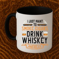 Cuban Cigar Whiskey Scotch Drinker Mug