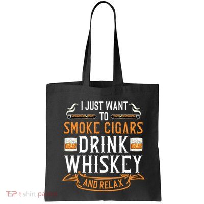 Cuban Cigar Whiskey Scotch Drinker Bag