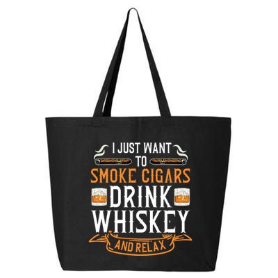 Cuban Cigar Whiskey Scotch Drinker 25L Jumbo Tote