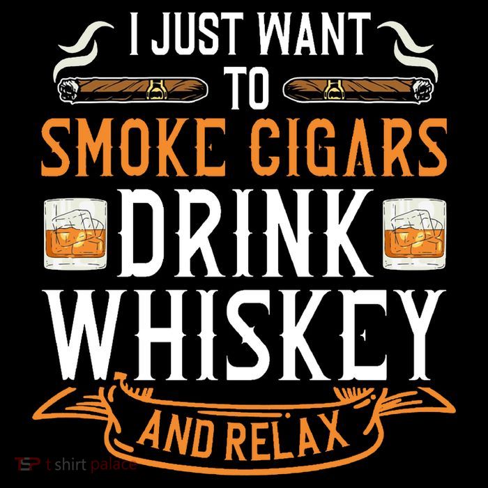 Cuban Cigar Whiskey Scotch Drinker Kids T-Shirt