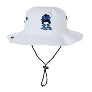 Colon Cancer Warrior Hair Bun Awareness Legacy Cool Fit Booney Bucket Hat