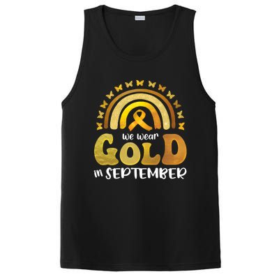 Childhood Cancer We Wear In September Gold PosiCharge Competitor Tank