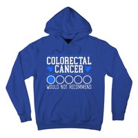 Colorectal Cancer Would Not Recomd Colon Cancer Awareness Gift Hoodie