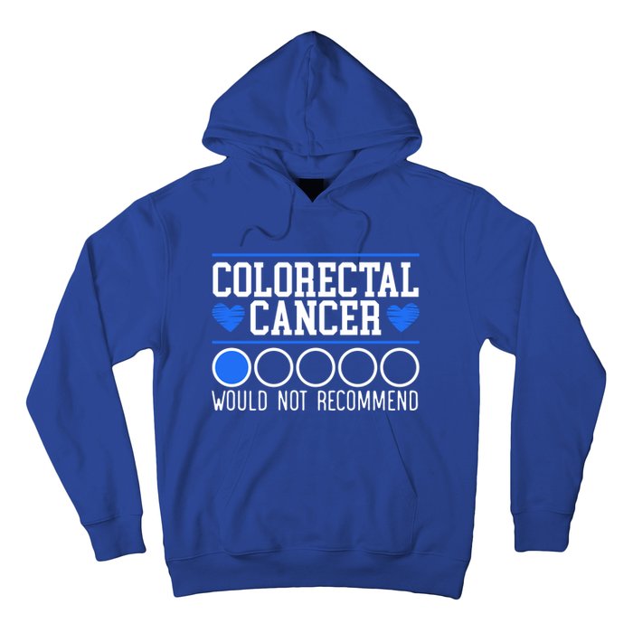 Colorectal Cancer Would Not Recomd Colon Cancer Awareness Gift Hoodie