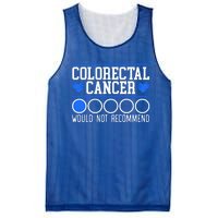 Colorectal Cancer Would Not Recomd Colon Cancer Awareness Gift Mesh Reversible Basketball Jersey Tank