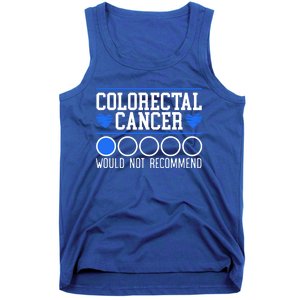 Colorectal Cancer Would Not Recomd Colon Cancer Awareness Gift Tank Top