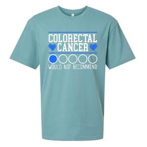 Colorectal Cancer Would Not Recomd Colon Cancer Awareness Gift Sueded Cloud Jersey T-Shirt