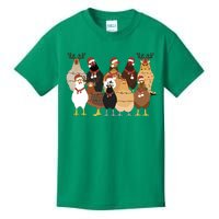 Christmas Chicken Women Chicken Kids T-Shirt