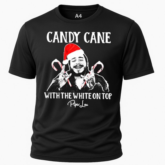 Candy Cane With The White On Top Christmas Cooling Performance Crew T-Shirt