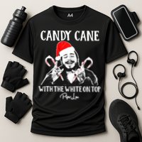 Candy Cane With The White On Top Christmas Cooling Performance Crew T-Shirt