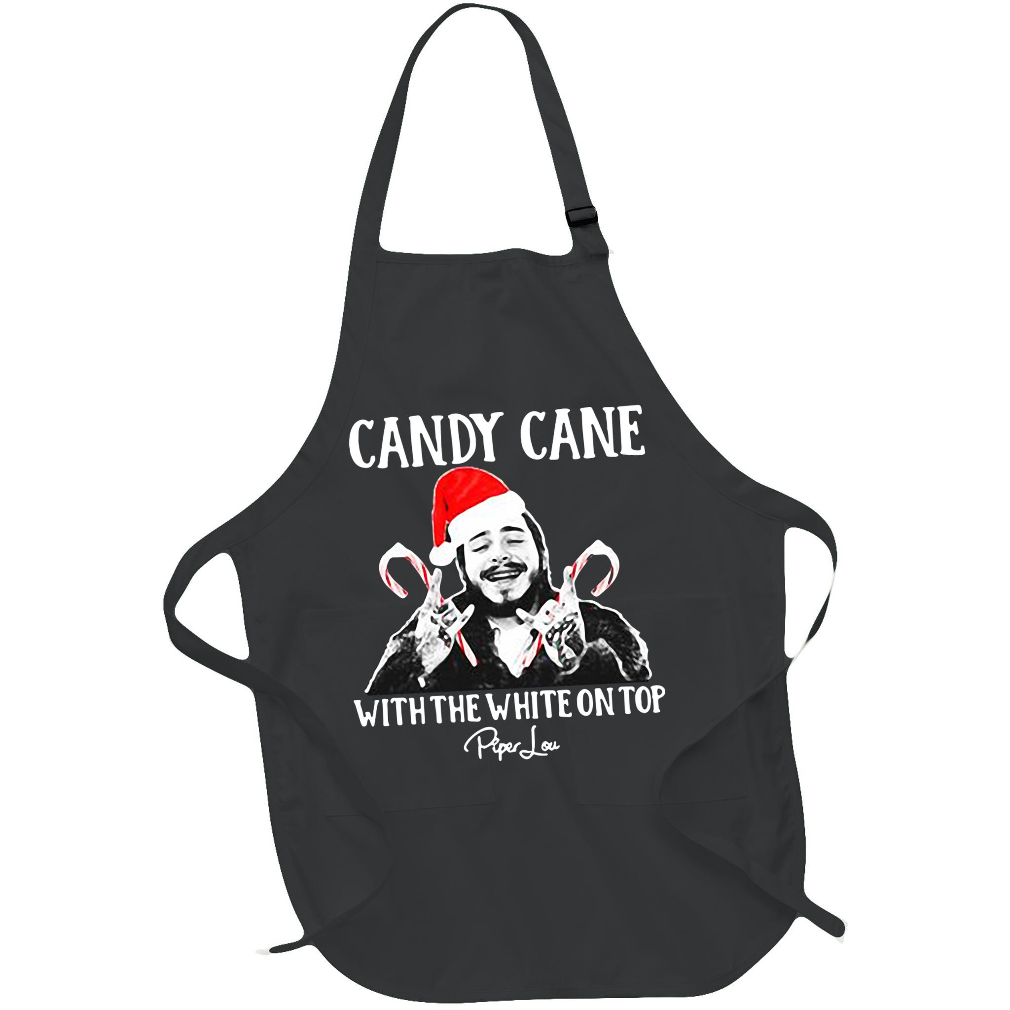 Candy Cane With The White On Top Christmas Apron