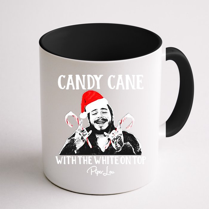 Candy Cane With The White On Top Christmas Mug