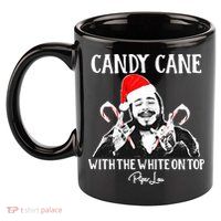 Candy Cane With The White On Top Christmas 11oz C Handle Ceramic Mug