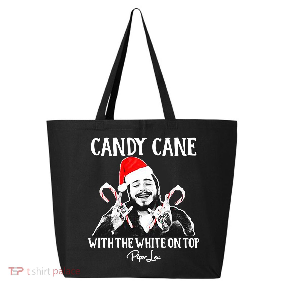 Candy Cane With The White On Top Christmas 25L Jumbo Tote