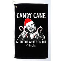 Candy Cane With The White On Top Christmas Golf Towel