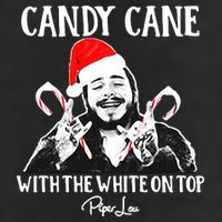 Candy Cane With The White On Top Christmas Golf Towel
