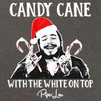 Candy Cane With The White On Top Christmas Cotton Canvas Backpack