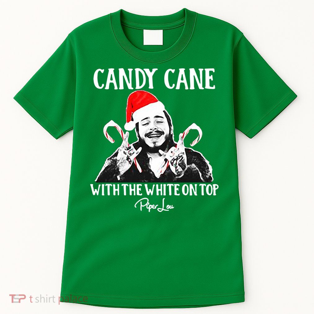 Candy Cane With The White On Top Christmas Tall T-Shirt