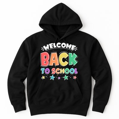 Cute Colorful Welcome Back To School Hoodie