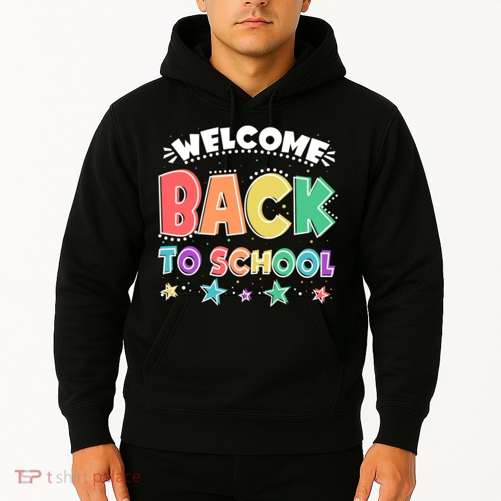 Cute Colorful Welcome Back To School Hoodie