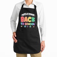 Cute Colorful Welcome Back To School Apron