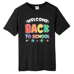 Cute Colorful Welcome Back To School Tall Fusion ChromaSoft Performance T-Shirt