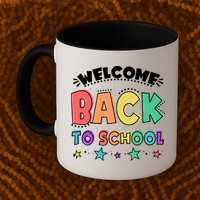 Cute Colorful Welcome Back To School Mug