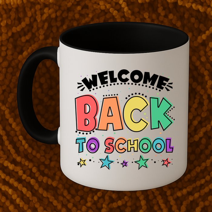 Cute Colorful Welcome Back To School Mug