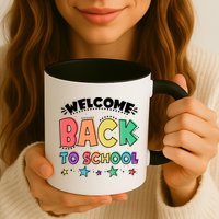 Cute Colorful Welcome Back To School Mug