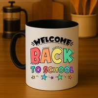 Cute Colorful Welcome Back To School Mug