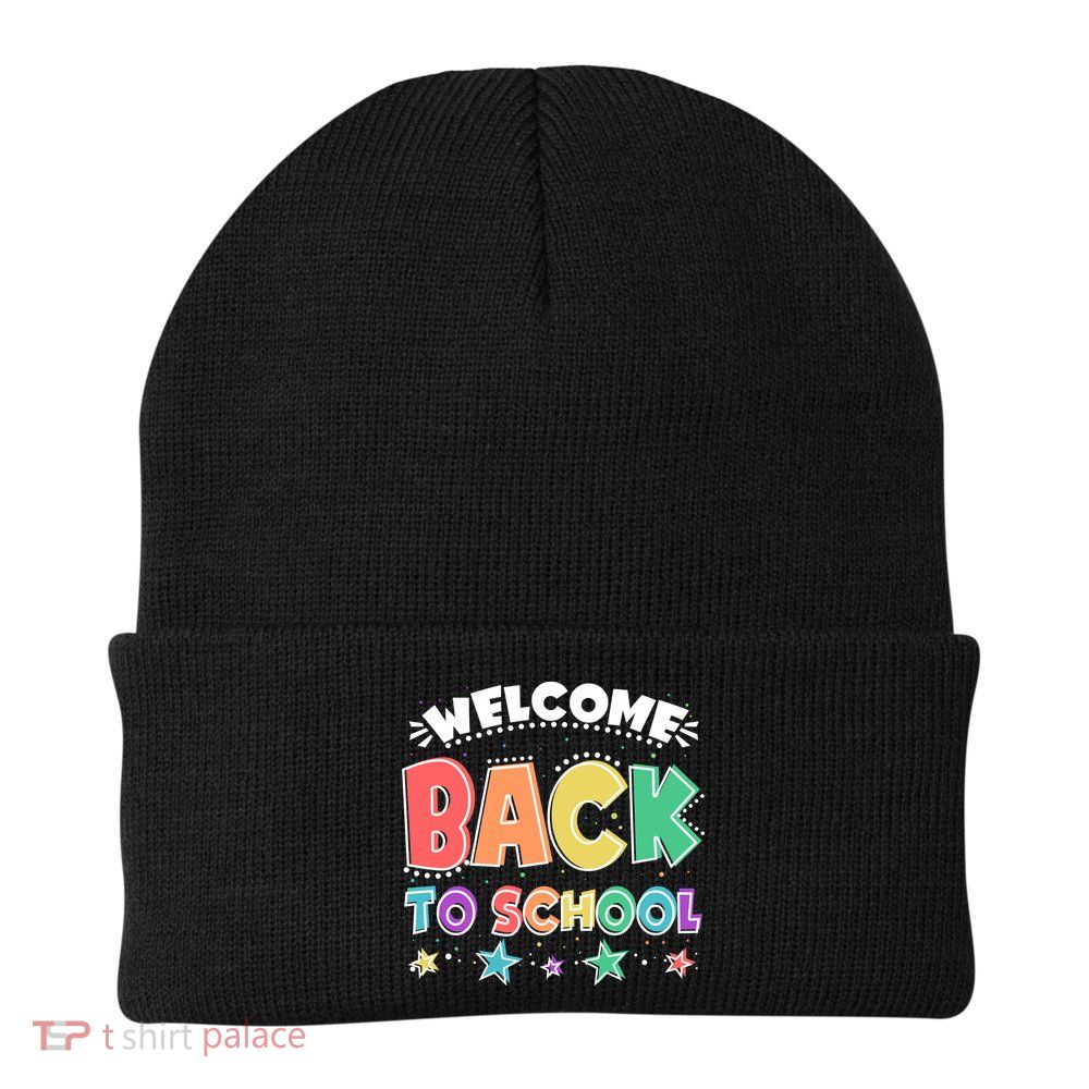 Cute Colorful Welcome Back To School Beanie