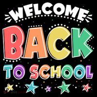 Cute Colorful Welcome Back To School Flatbill Hat