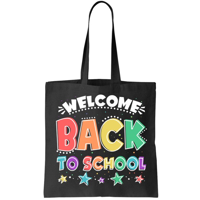 Cute Colorful Welcome Back To School Bag