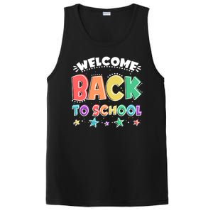 Cute Colorful Welcome Back To School PosiCharge Competitor Tank