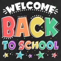 Cute Colorful Welcome Back To School Golf Towel